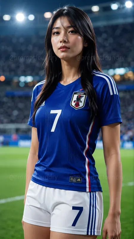 National Football Jersey Beauty Portraits