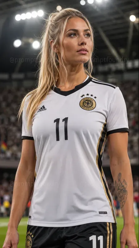 National Football Jersey Beauty Portraits