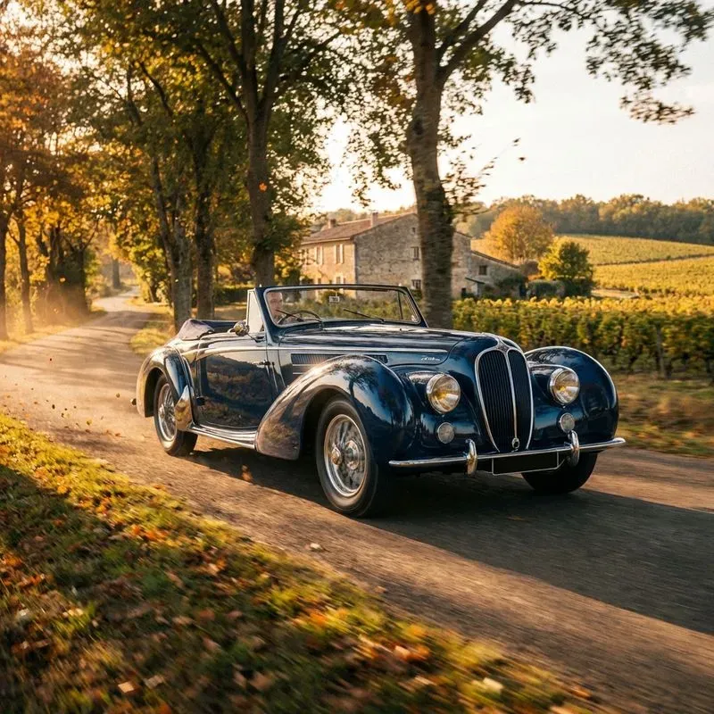 Vintage Luxury Car Cinematic Drives