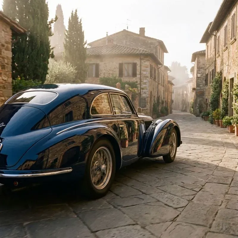 Vintage Luxury Car Cinematic Drives