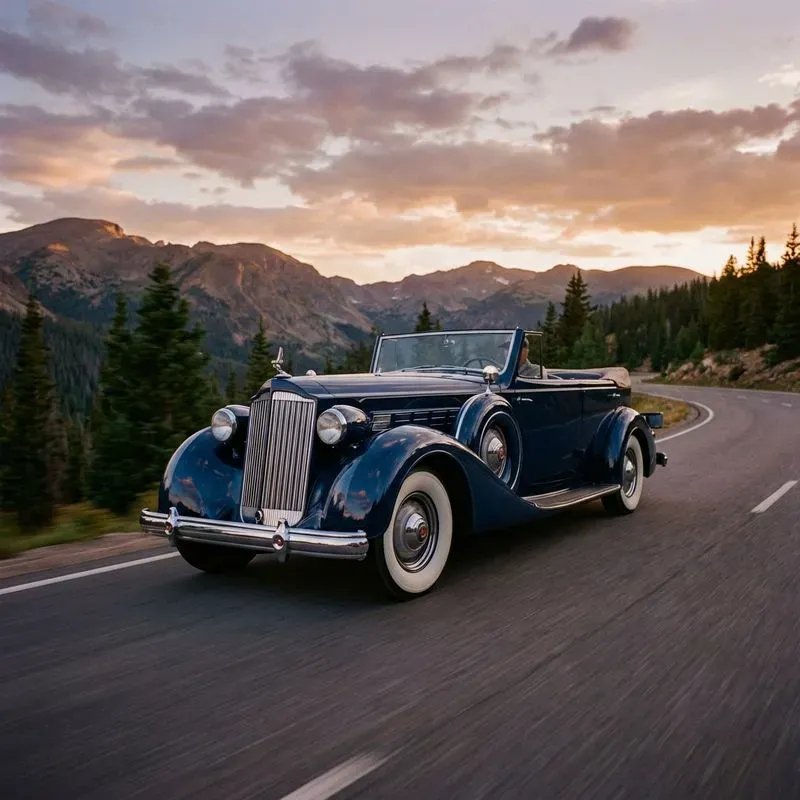 Vintage Luxury Car Cinematic Drives
