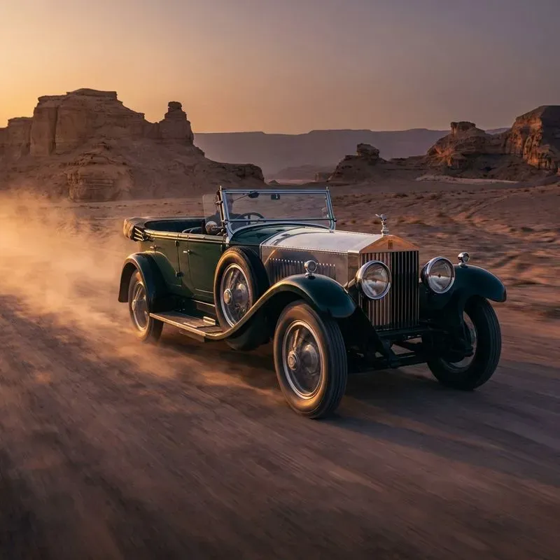 Vintage Luxury Car Cinematic Drives