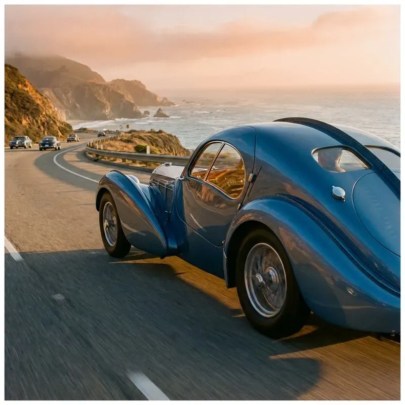 Vintage Luxury Car Cinematic Drives
