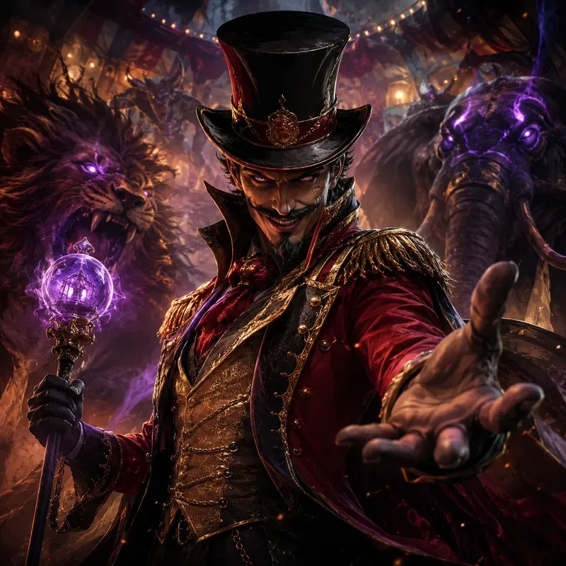 Cinematic Animated Villain Portraits