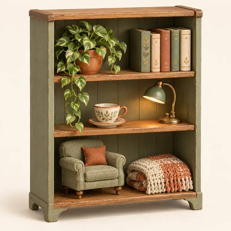 Miniature Hobby Shelf Dioramas