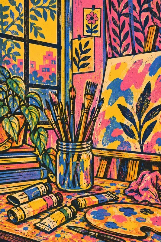 Riso Art Poster Generator