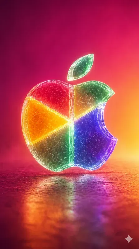 Rainbow Glass Wireframe Logo Constructors