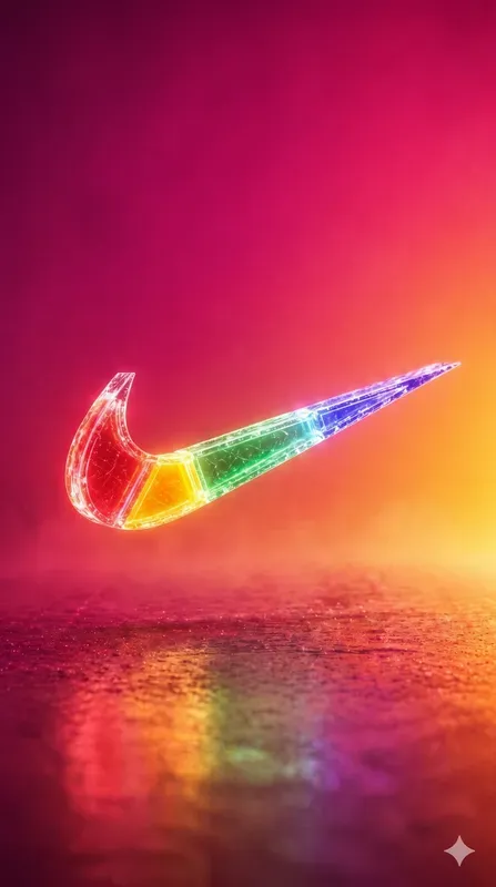 Rainbow Glass Wireframe Logo Constructors