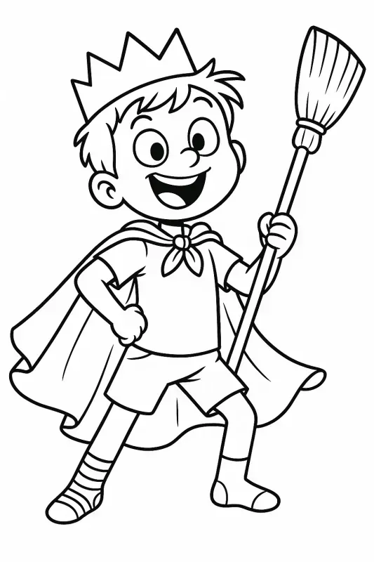 Playful Characters For Kids To Color
