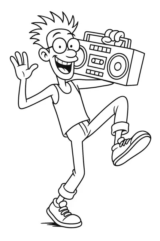 Playful Characters For Kids To Color