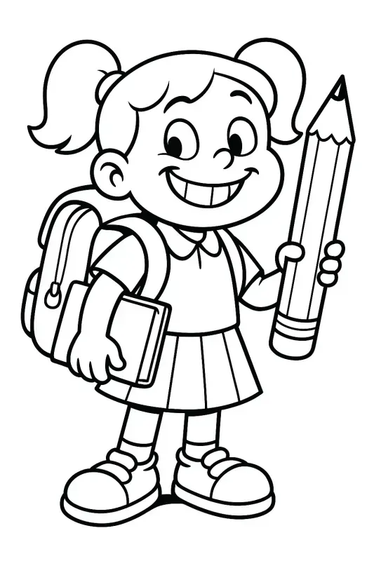 Playful Characters For Kids To Color