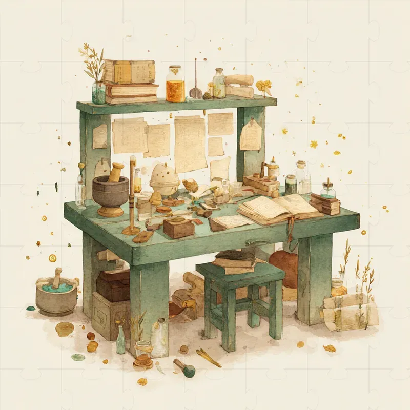 Magical Ritual Workspaces