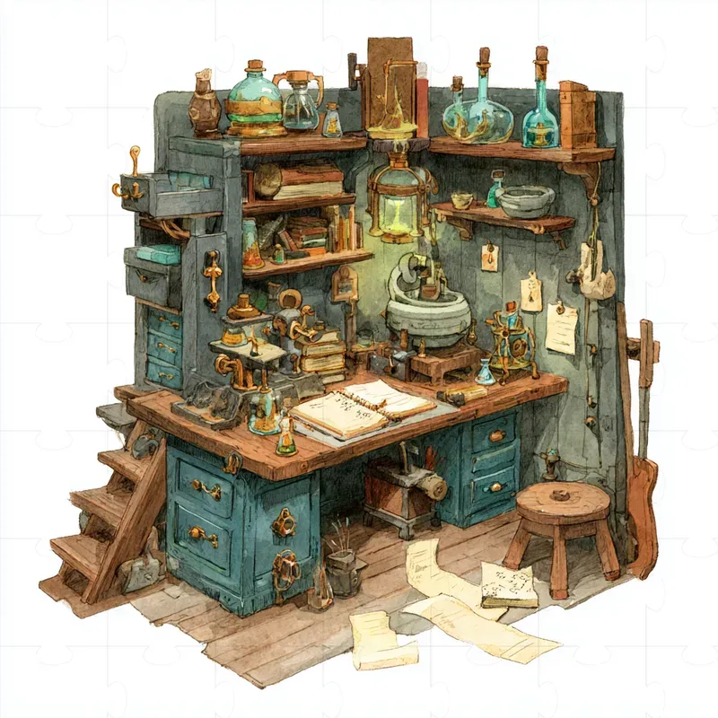 Magical Ritual Workspaces