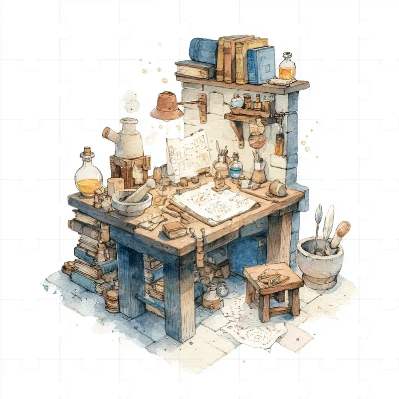 Magical Ritual Workspaces