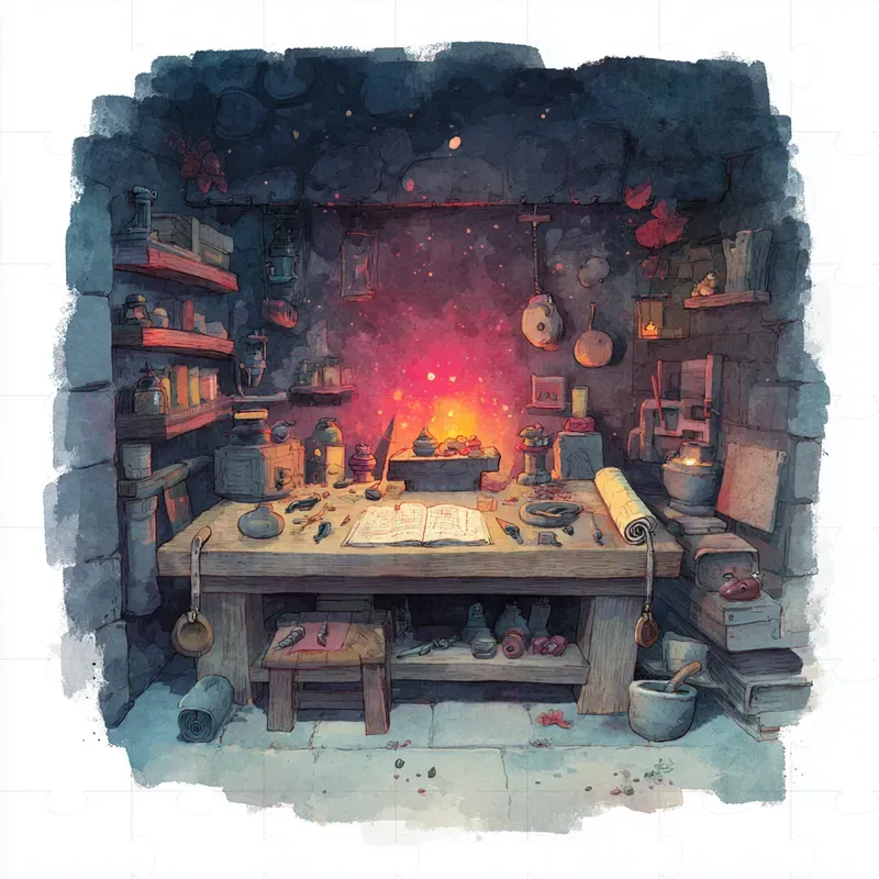 Magical Ritual Workspaces