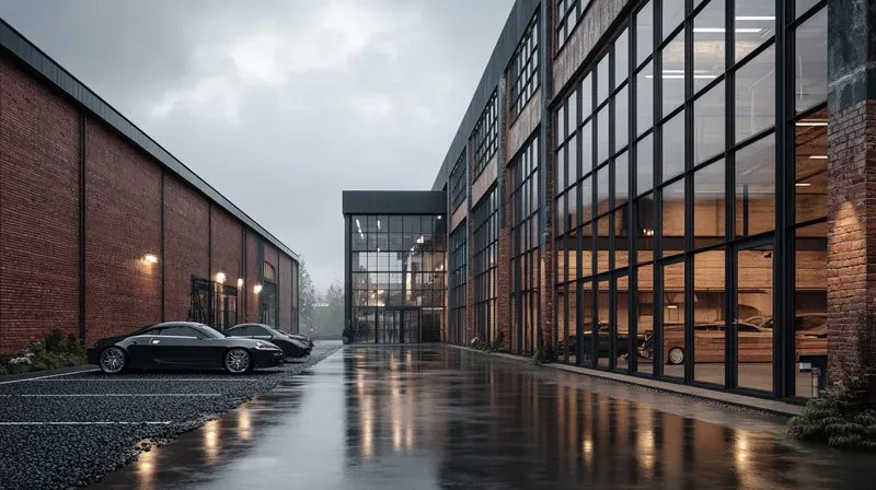 Architecture exposed Steel Frames