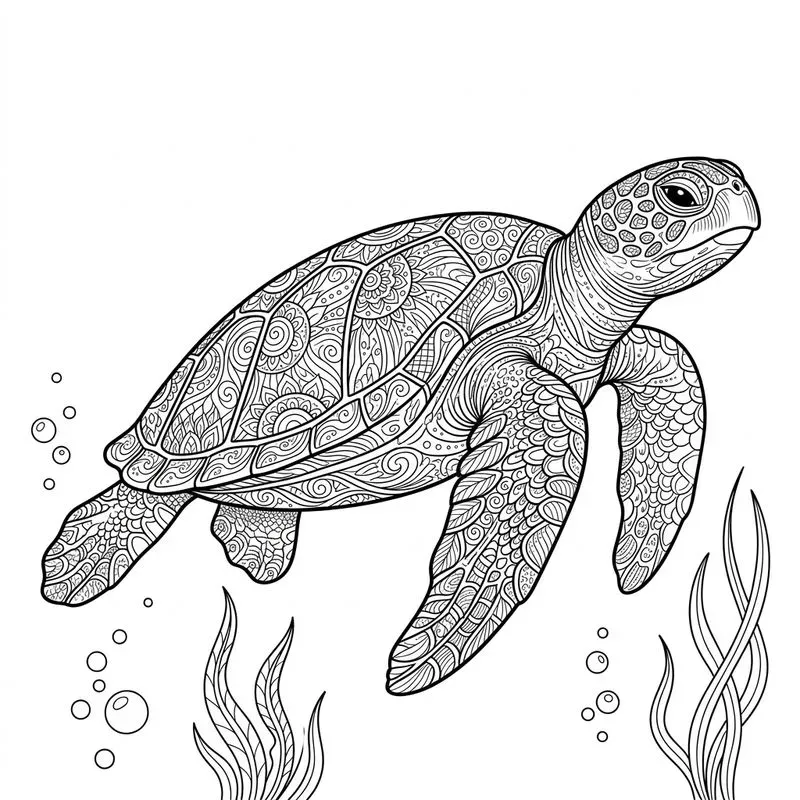Zentangle Animal Coloring Pages