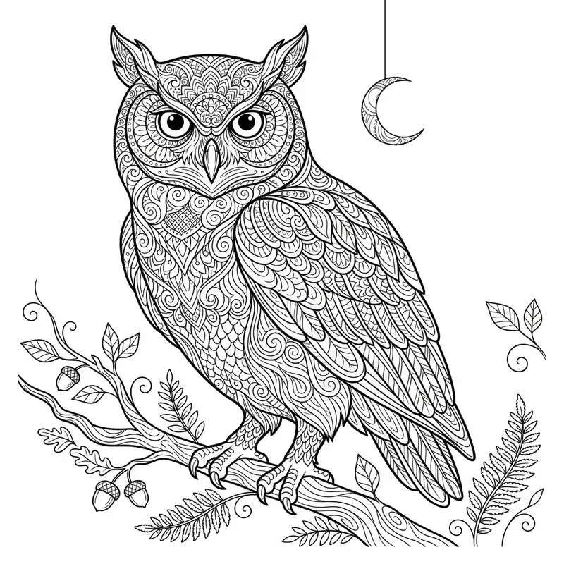 Zentangle Animal Coloring Pages