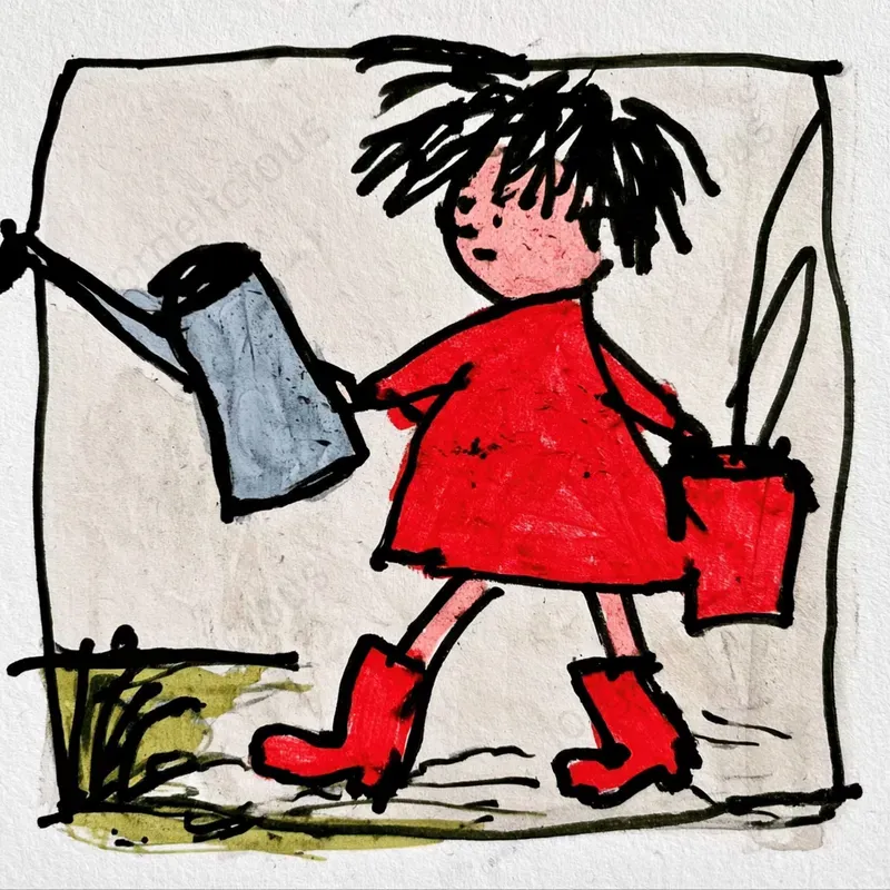 Naive Handdrawn Storybook Illustrations