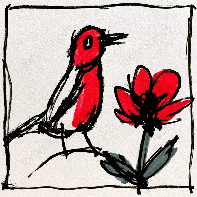 Naive Handdrawn Storybook Illustrations