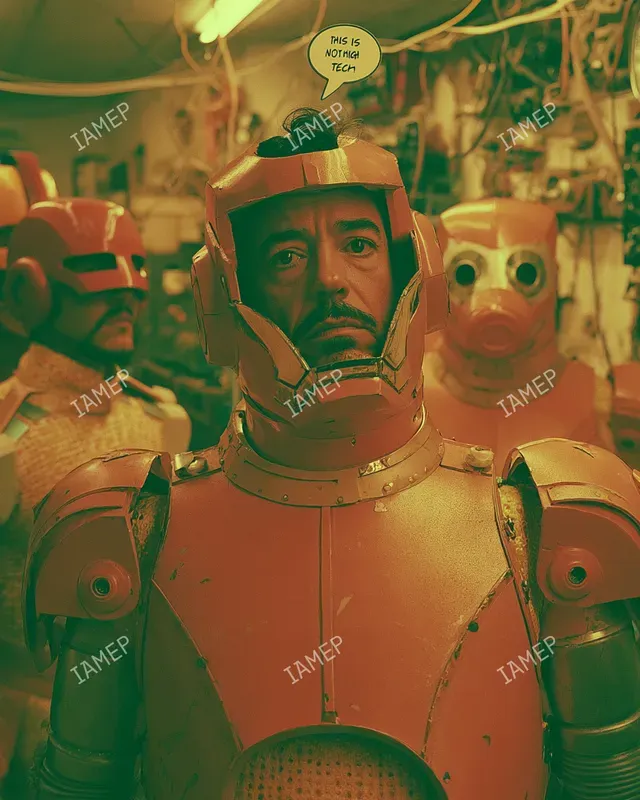 Retro Surreal Comic Hero Portraits