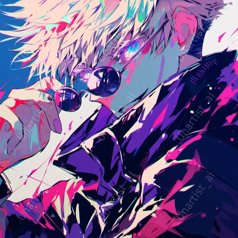 Dynamic Jujutsu Kaisen Pop Art Portraits