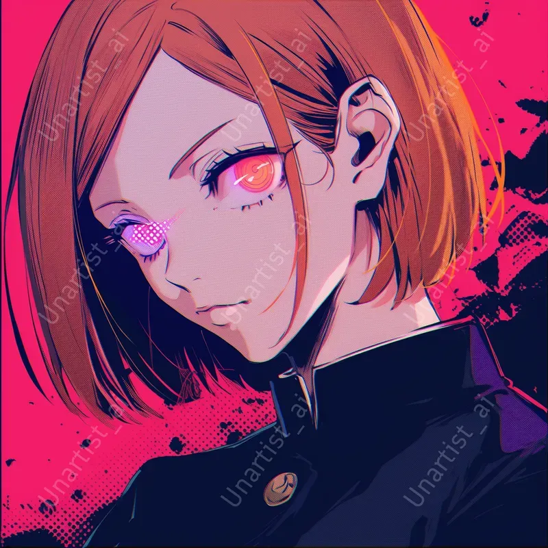 Dynamic Jujutsu Kaisen Pop Art Portraits