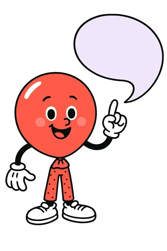 Cute Character Speech Bubble Kits