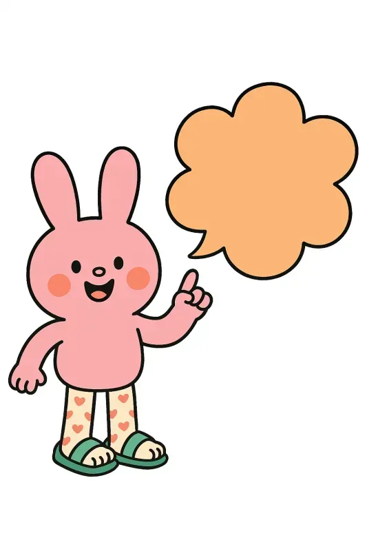 Cute Character Speech Bubble Kits