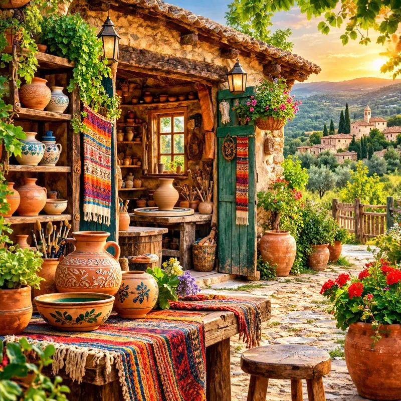 Rustic Village Life Heritage