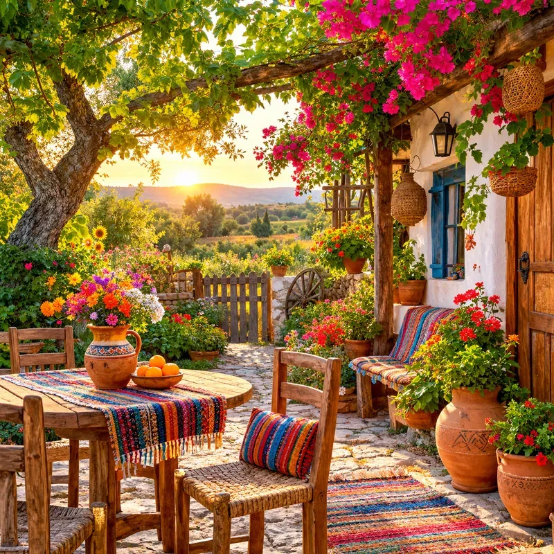 Rustic Village Life Heritage