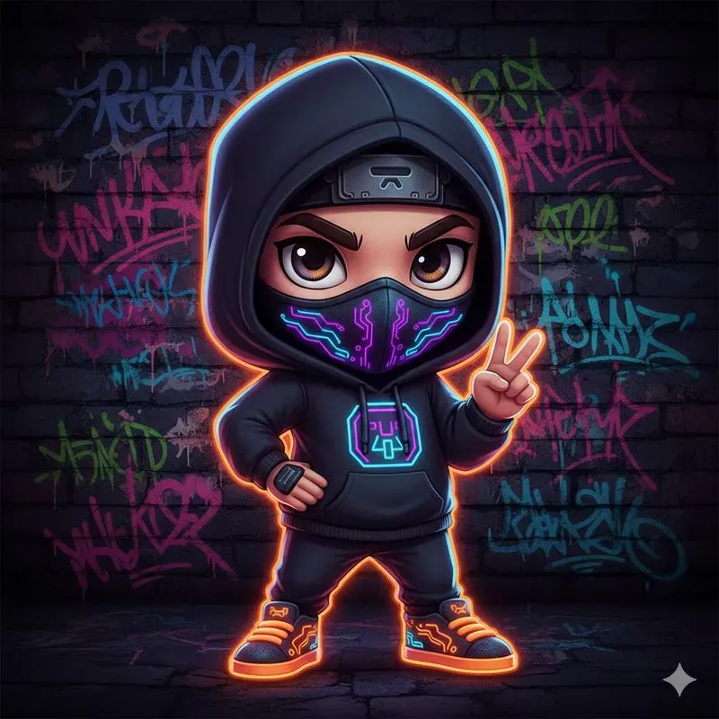 Neon Urban Rebel Characters