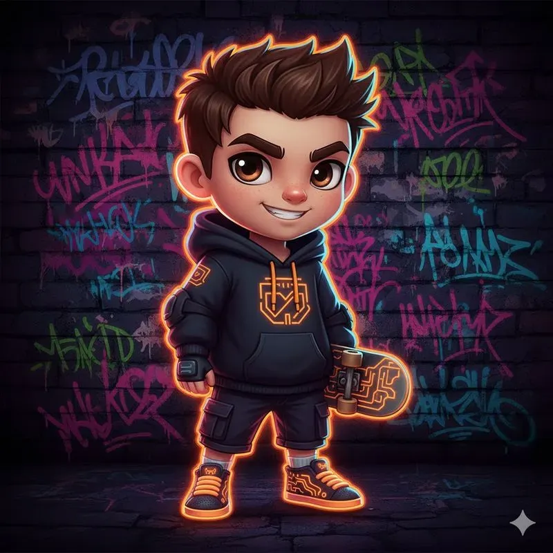 Neon Urban Rebel Characters