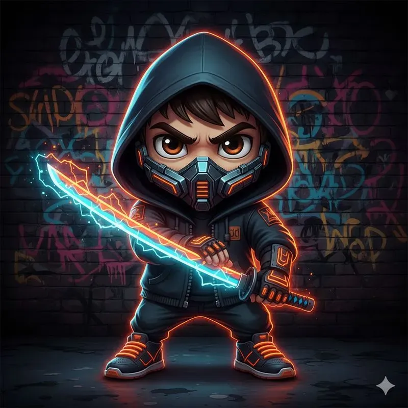 Neon Urban Rebel Characters