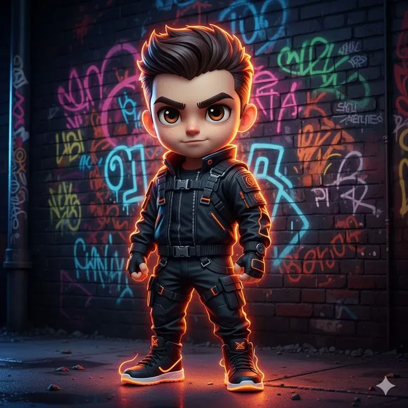 Neon Urban Rebel Characters