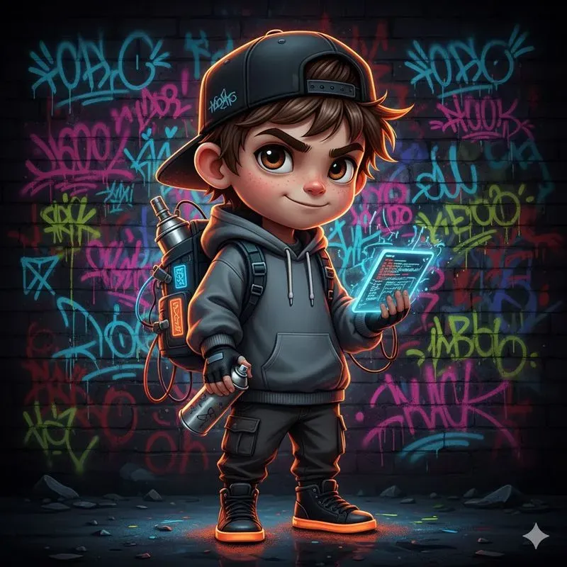 Neon Urban Rebel Characters
