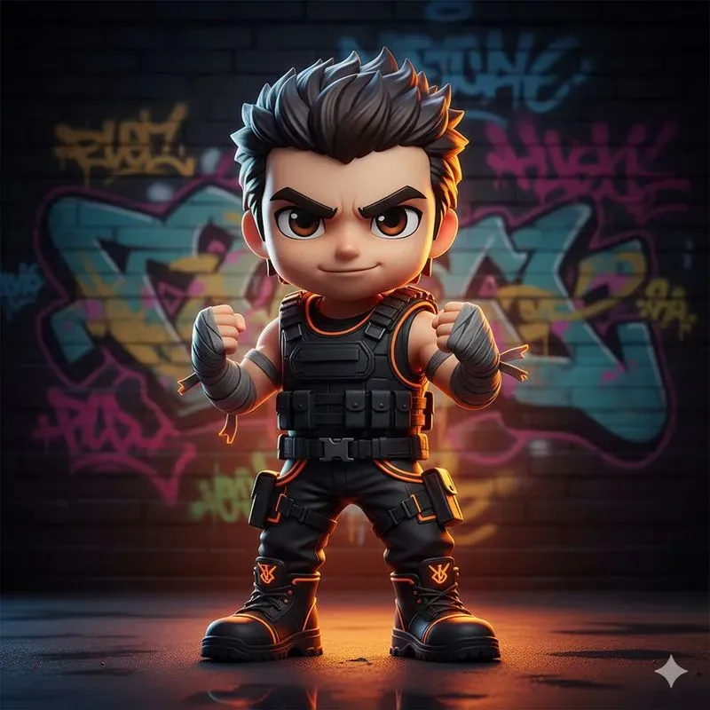 Neon Urban Rebel Characters