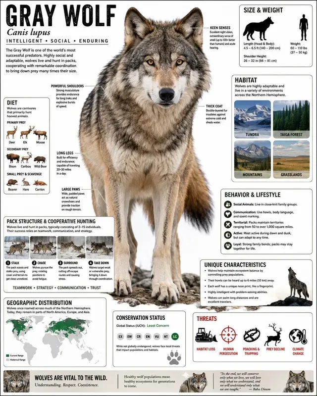 Wildlife Infographic Posters Ai