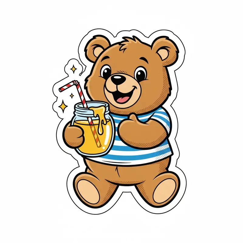 Cute Playful And Colorful Stickers