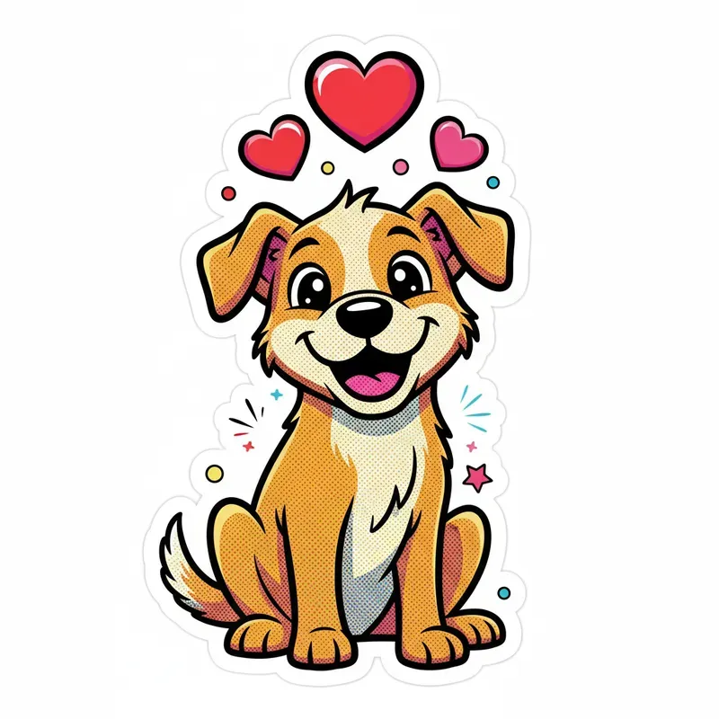 Cute Playful And Colorful Stickers