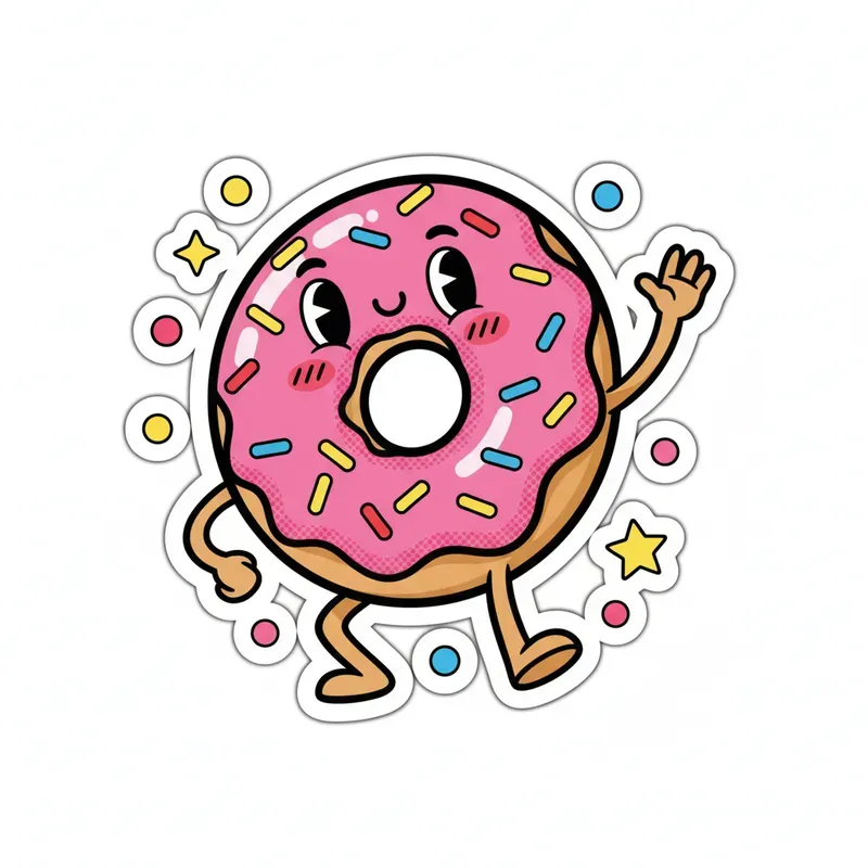 Cute Playful And Colorful Stickers