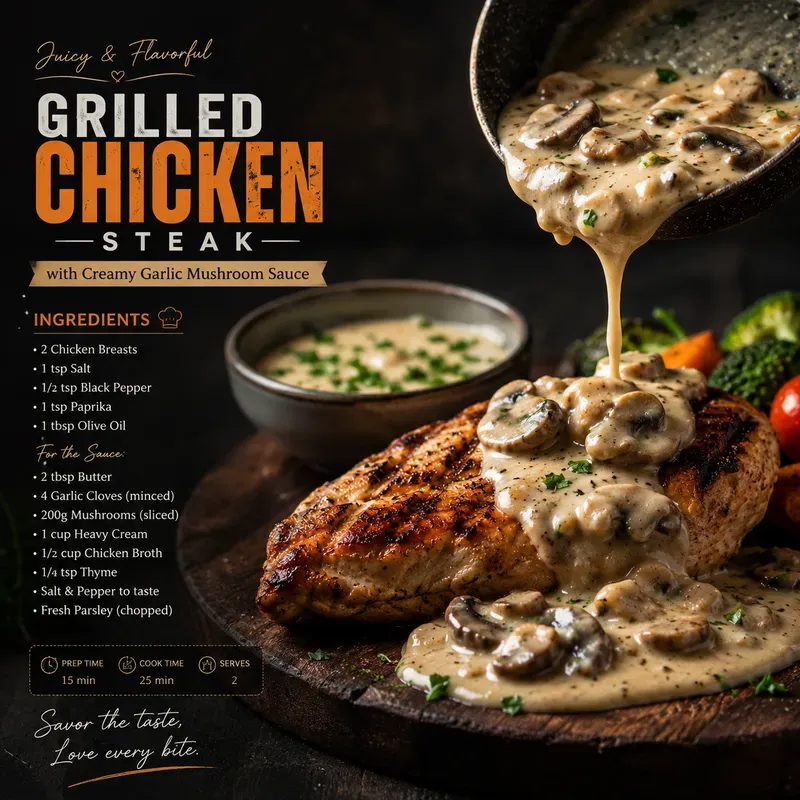 Creamy Food Recipe Posters