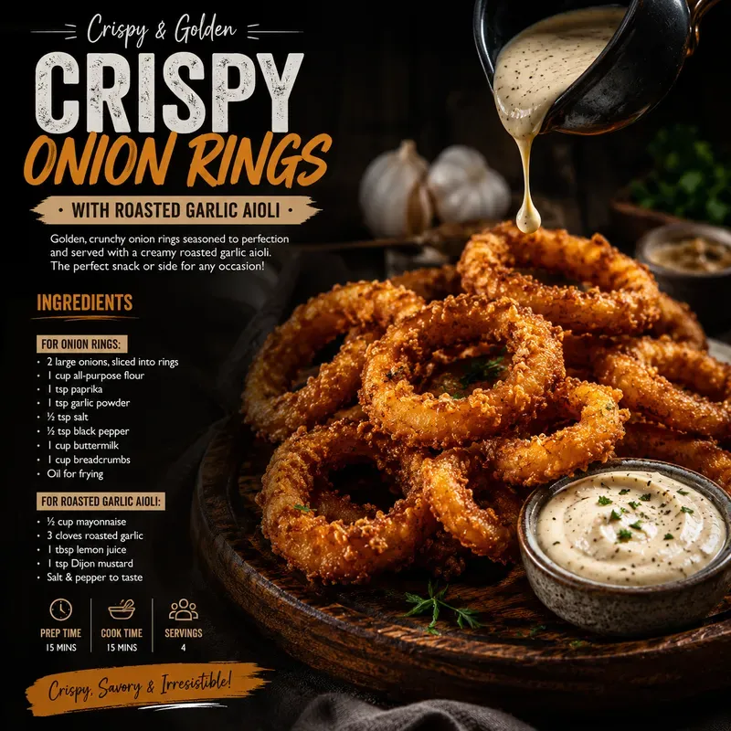 Creamy Food Recipe Posters