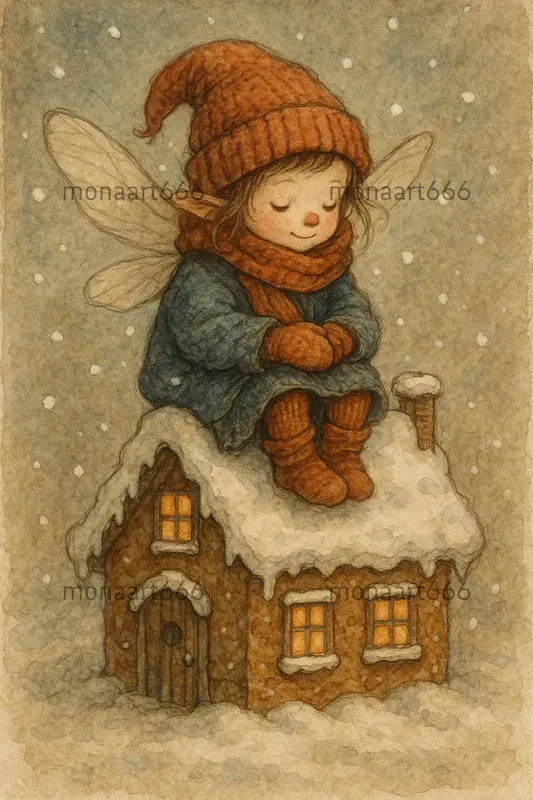 Whimsical Winter Storybook Characters
