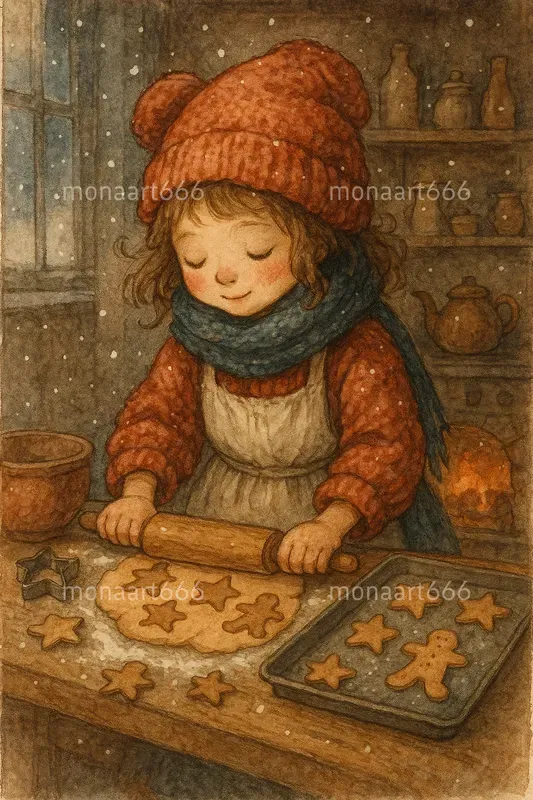 Whimsical Winter Storybook Characters