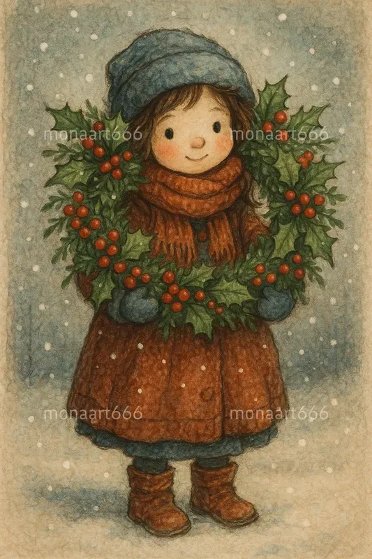 Whimsical Winter Storybook Characters