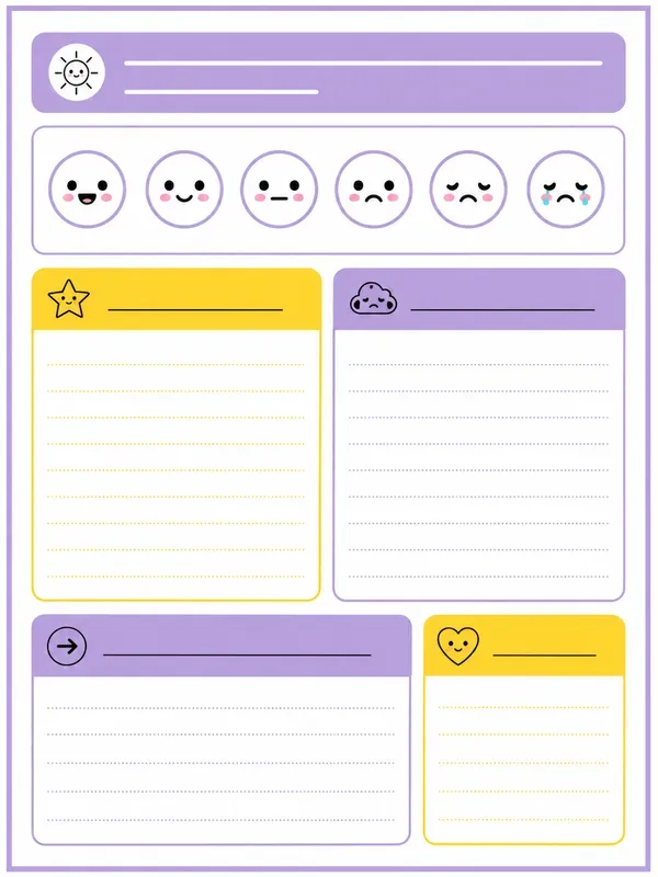 Adhd Color Block Planner Kits