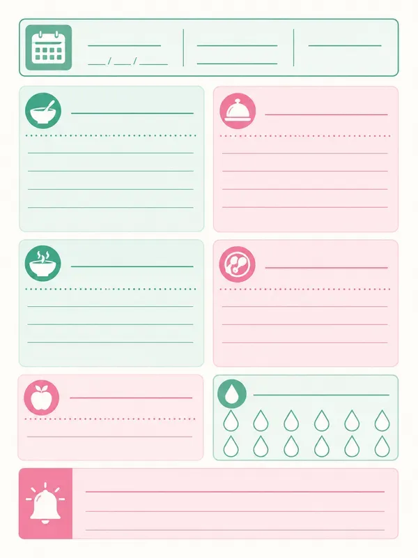 Adhd Color Block Planner Kits
