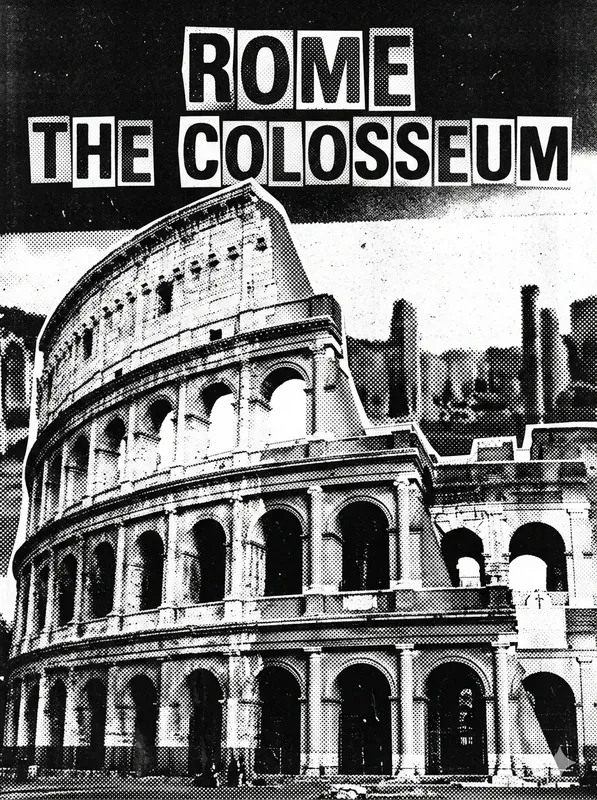 Highcontrast Halftone Travel Posters