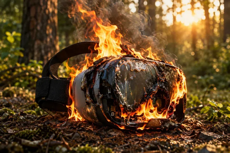 Cinematic Melting Electronics Photos